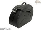 LEATHER SADDLEBAGS S152 BLACK