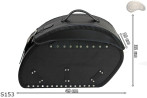 Bőr táska S154 BLACK