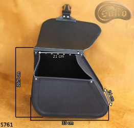 Satteltaschen S761 KROKODIL H-D DYNA