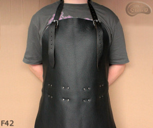 Schutzschürze aus Leder F42/Metzger/Schweißer/Koch/Grill/Schlosser
