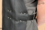 Schutzschürze aus Leder F42/Metzger/Schweißer/Koch/Grill/Schlosser