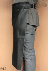 Schutzschürze aus Leder F42/Metzger/Schweißer/Koch/Grill/Schlosser