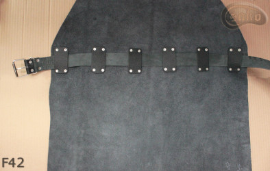 Schutzschürze aus Leder F42/Metzger/Schweißer/Koch/Grill/Schlosser