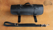 Knife bag / pouch   BLACK GRAIN LEATHER ( model 4)