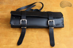 Knife bag / pouch   BLACK GRAIN LEATHER ( model 4)