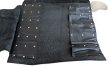 Knife bag / pouch   BLACK GRAIN LEATHER ( model 4)