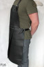 Schutzschürze aus Leder F16/Metzger/Schweißer/Koch/Grill/Schlosser
