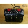 LEATHER SADDLEBAGS S04 B FLAME  **TO REQUEST**