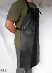 Schutzschürze aus Leder F32/Metzger/Schweißer/Koch/Grill/Schlosser
