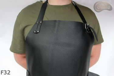 Schutzschürze aus Leder F32/Metzger/Schweißer/Koch/Grill/Schlosser
