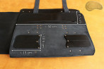Knife bag / pouch   BLACK GRAIN LEATHER ( model 4)