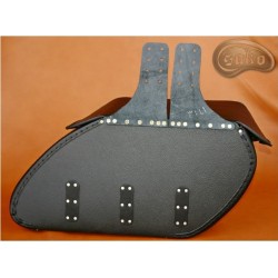 LEATHER SADDLEBAGS S05