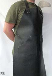 Schutzschürze aus Leder F8/Metzger/Schweißer/Koch/Grill/Schlosser