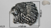 Boucle de ceinture décorative KL9