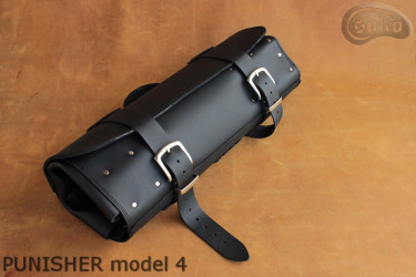 Sac à couteaux / pochette CUIR FLEUR PUNISHER( modèle 4)