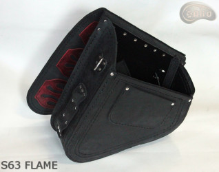 Satteltaschen S63 FLAME H-D SOFTAIL