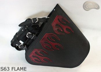 Satteltaschen S63 FLAME H-D SOFTAIL