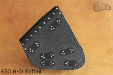 LEATHER SADDLEBAG S50 H-D SOFTAIL