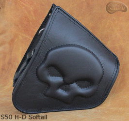 LEATHER SADDLEBAG S50 H-D SOFTAIL