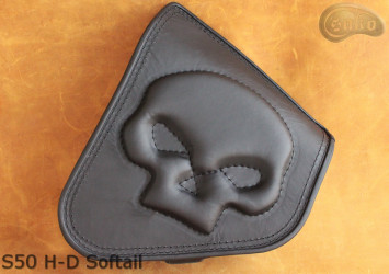 LEATHER SADDLEBAG S50 H-D SOFTAIL
