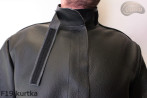F19-Schweißerjacke aus Leder mit Klettverschluss