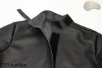 F19-Schweißerjacke aus Leder mit Klettverschluss