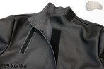 F19-Schweißerjacke aus Leder mit Klettverschluss