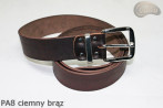 PA8 dark brown leather trouser belt