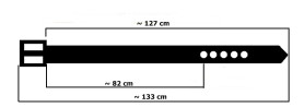 PKL4 Hosengürtel aus Leder