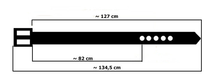 PKL11 Hosengürtel aus Leder