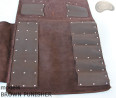 Knife bag / pouch BROWN COWHIDE LEATHER PUNISHER( model 4)