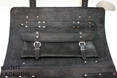 Sac à couteaux / pochette CROCODILE (modèle 1)