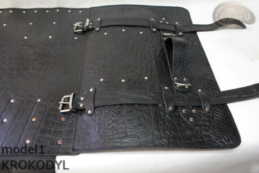 Sac à couteaux / pochette CROCODILE (modèle 1)
