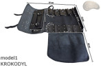 Sac à couteaux / pochette CROCODILE (modèle 1)