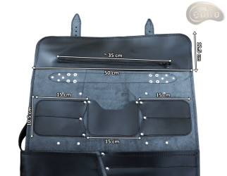 Knife bag / pouch COGNAC ( model 2)