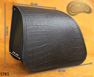 Satteltaschen S761 KROKODIL H-D DYNA ohne Halterung