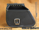 Satteltaschen S76 SKULL H-D SPORTSTER ohne Halterung