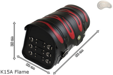 Gepäckrollen K15A FLAME mit Schloss  *bestellen*