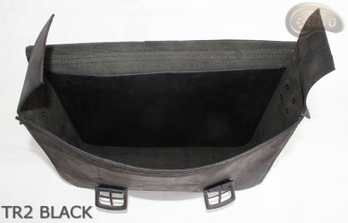 Umhängetasche aus Leder TR2 BLACK