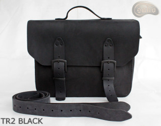 Bőr válltáska TR2 BLACK