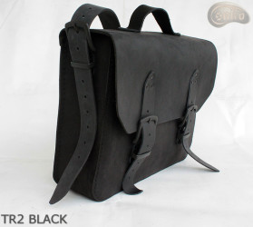 Bőr válltáska TR2 BLACK
