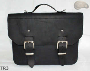 Leather shoulder bag TR3