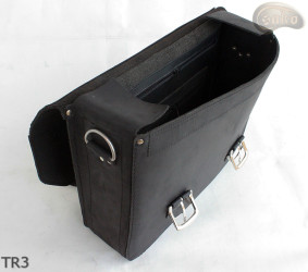 Leather shoulder bag TR3