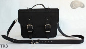 Leather shoulder bag TR3