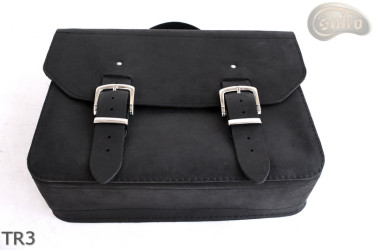 Leather shoulder bag TR3