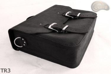 Leather shoulder bag TR3