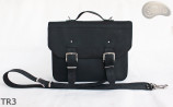 Leather shoulder bag TR3