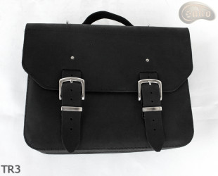 Leather shoulder bag TR3