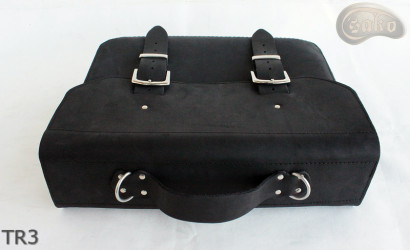 Leather shoulder bag TR3