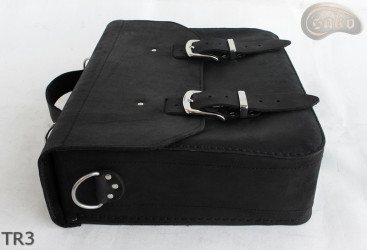 Leather shoulder bag TR3